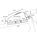 Restrap Bolt On Top Tube Bag 0.8L - Black