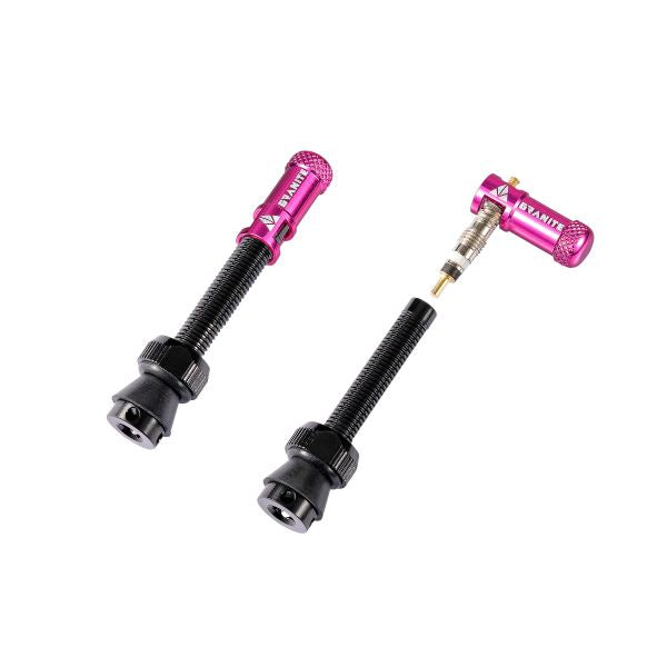 Granite Designs CNC Valve Stem / Cap Pair With Valve Core Removing Function