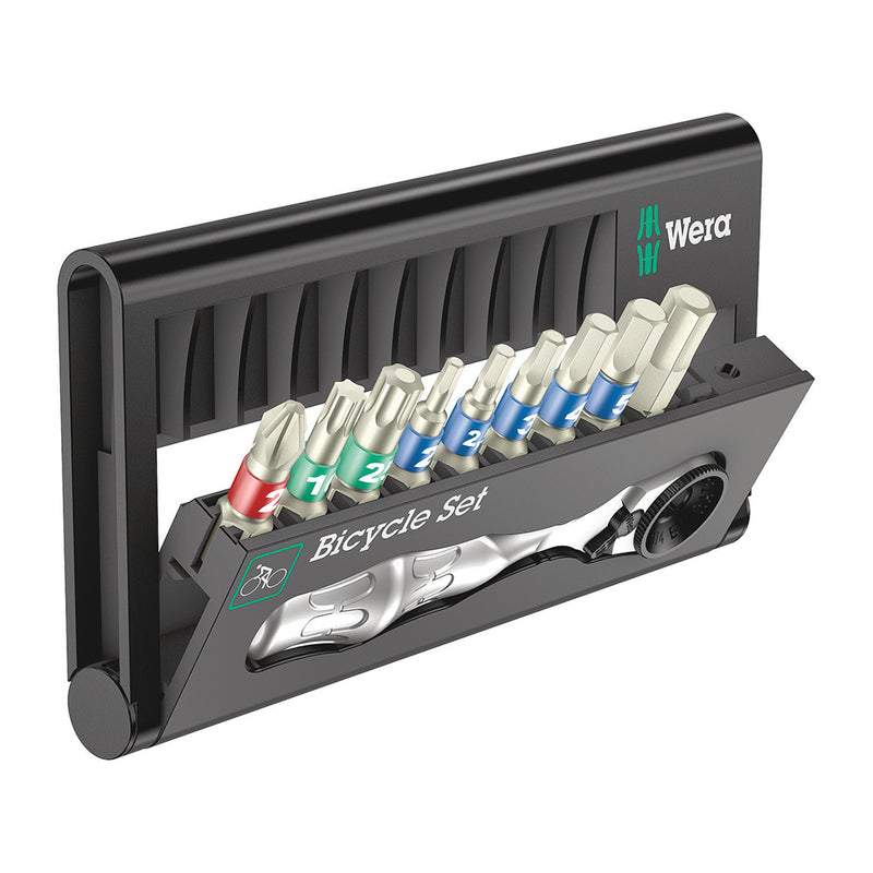 Wera Bicycle Set 3 - Stainless Bits Assortment with Ratchet 10pc