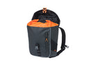 Basil Miles Tarpulin Daypack Bicycle Bag 17L Black Orange