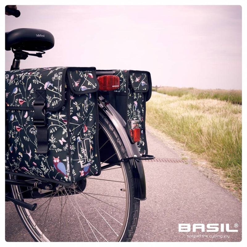 Basil Wanderlust Double Bike Bag 35L Charcoal
