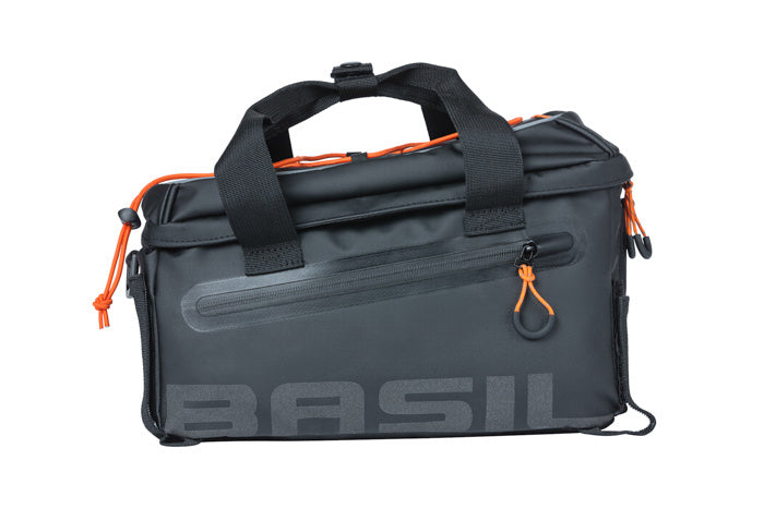Basil Miles Tarpaulin Tailbag 7L Black Orange