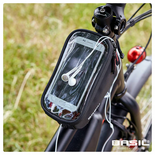 Basil Sport Design Frame Bag 1L Black | Gearshop NZ