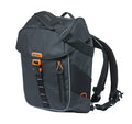 Basil Miles Tarpulin Daypack Bicycle Bag 17L Black Orange