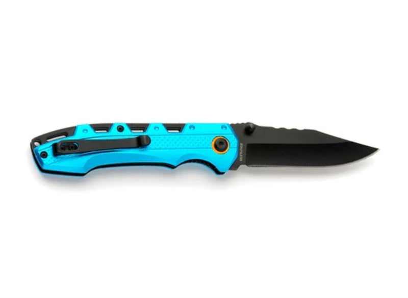 Whitby Liner Blue Aluminium Lock Knife 8.3cm