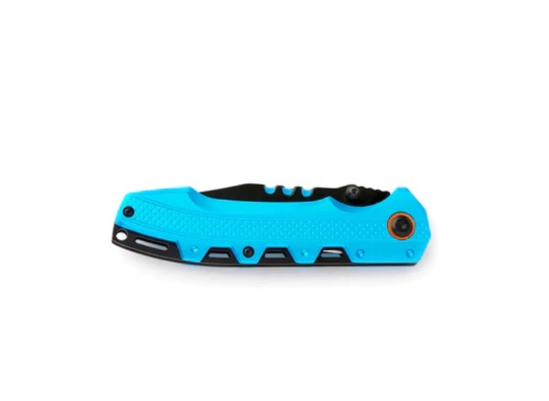 Whitby Liner Blue Aluminium Lock Knife 8.3cm