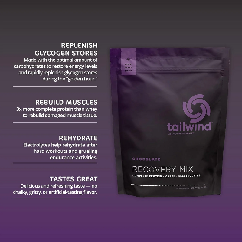 Tailwind Rebuild Recovery Drink Chocolate 911g 15 Serve