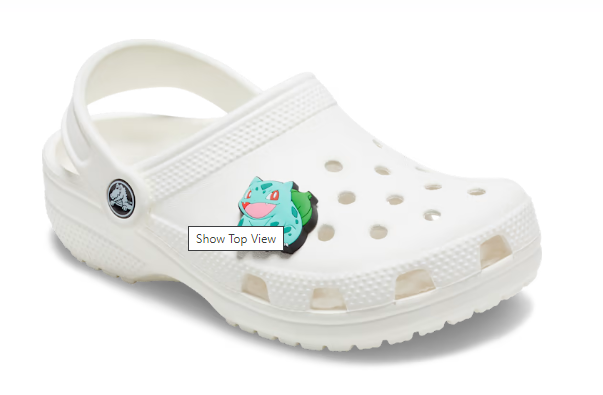 Crocs Jibbitz Shoe Charm - Pokemon Bulbasaur