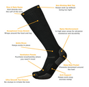Point6 Merino Kids Rad Ultra Light OTC Ski/Snowboard Socks