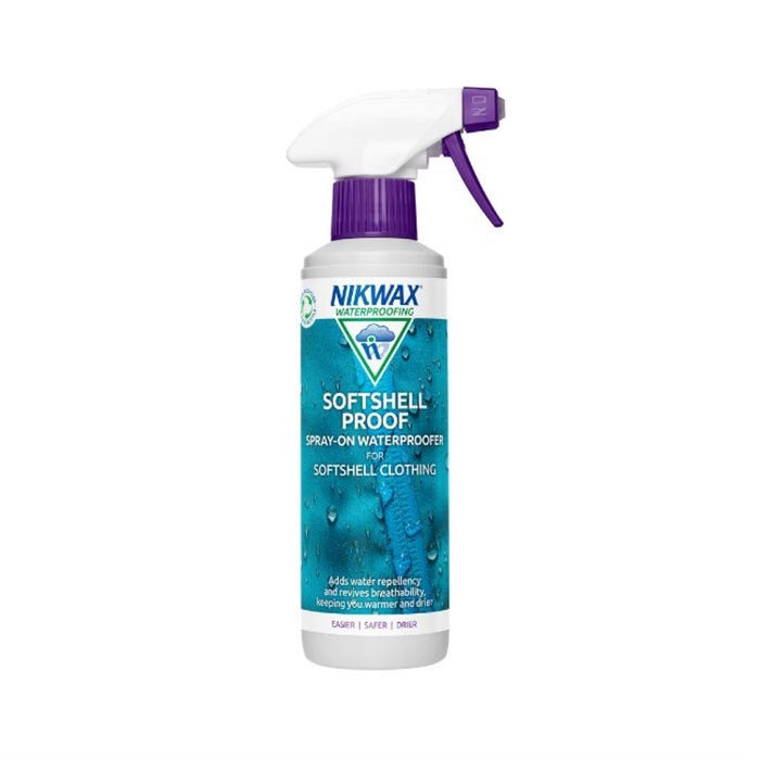 Nikwax Softshell Waterproof Spray-On 300ml Gearshop NZ