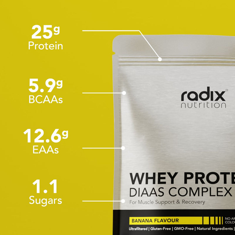 Radix Natural Whey Protein Powder, 1kg