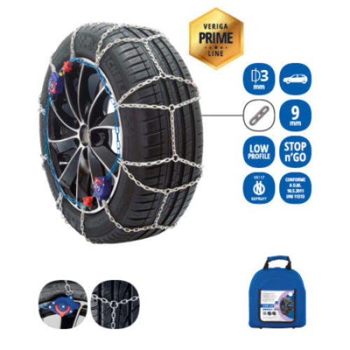 Veriga Stop & Go 9mm Auto Snow Chains | Gearshop NZ