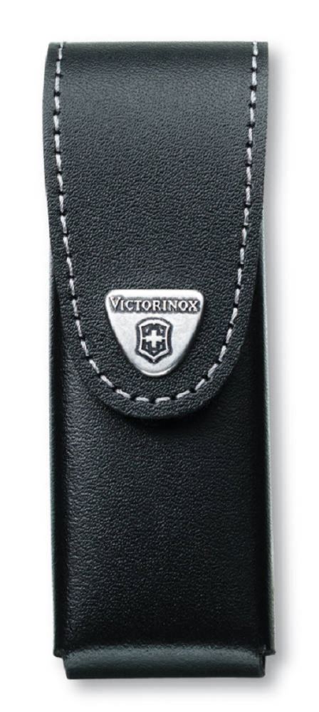 Victorinox Leather Pouch, Black, 111mm