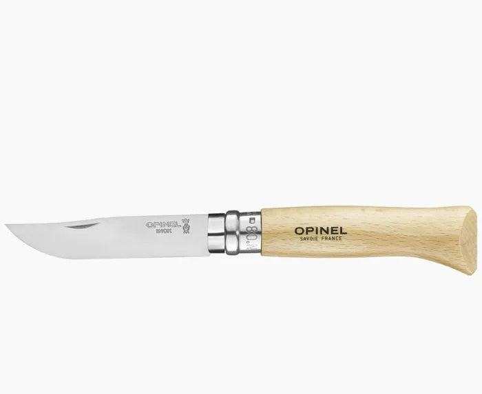 Opinel 8VRI S/S Knife with Sheath & Gift Box