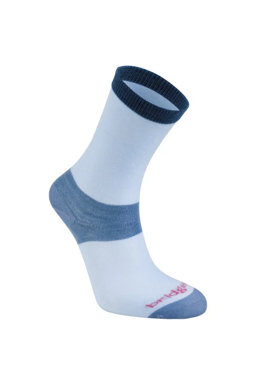 Bridgedale Coolmax Womens Base Layer Liner Socks, 2 Pack