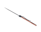 Deejo Black 37g Knife with Coral Handle, Astro