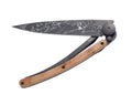 Deejo Black 37g Knife with Juniper Handle, Ski
