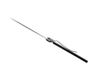 Deejo Tattoo 37g Knife with Ebony Handle, Silver Wilkinson