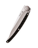 Deejo Serrated 37g Knife with Carbon Fibre Handle