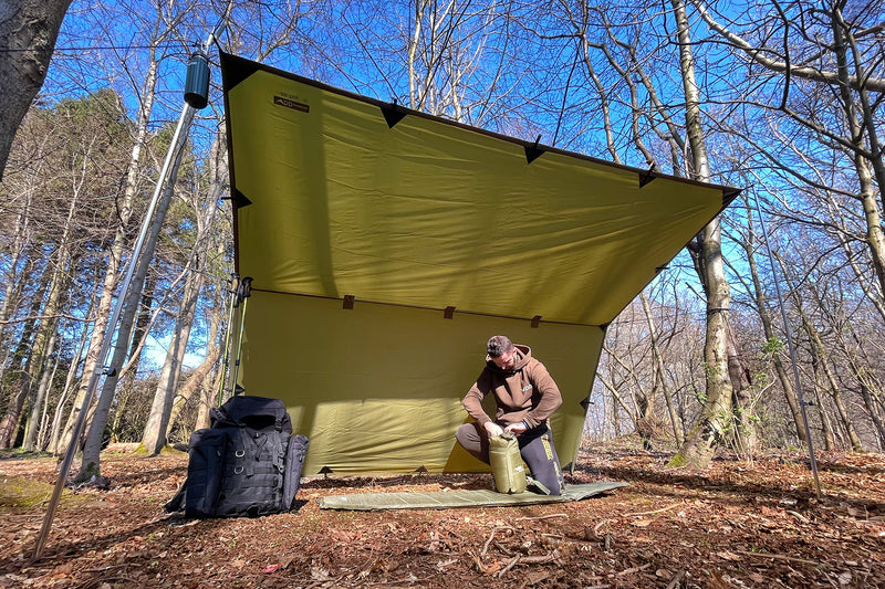 DD Hammocks Recycled Tarp 3 x 2.9 Olive Drab