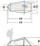 Tatonka Kyrkja 1 Tent, Green