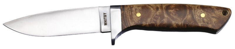 Whitby Walnut Knife (w/sheath) 8.9cm