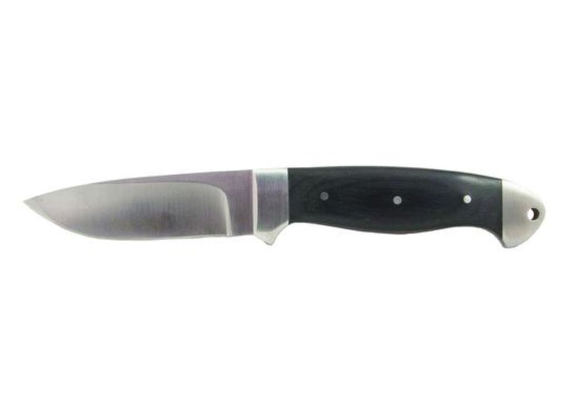 Whitby Black Pakkawood Knife (w/sheath) 8.25cm