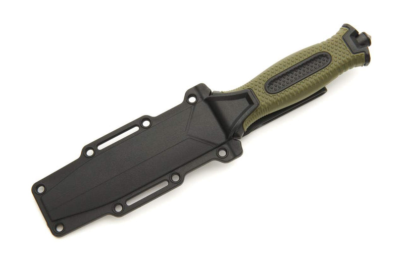 Whitby Green/Black Knife (w/sheath) 11.45cm