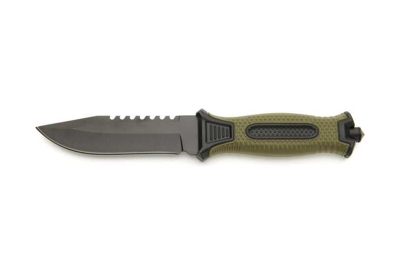 Whitby Green/Black Knife (w/sheath) 11.45cm
