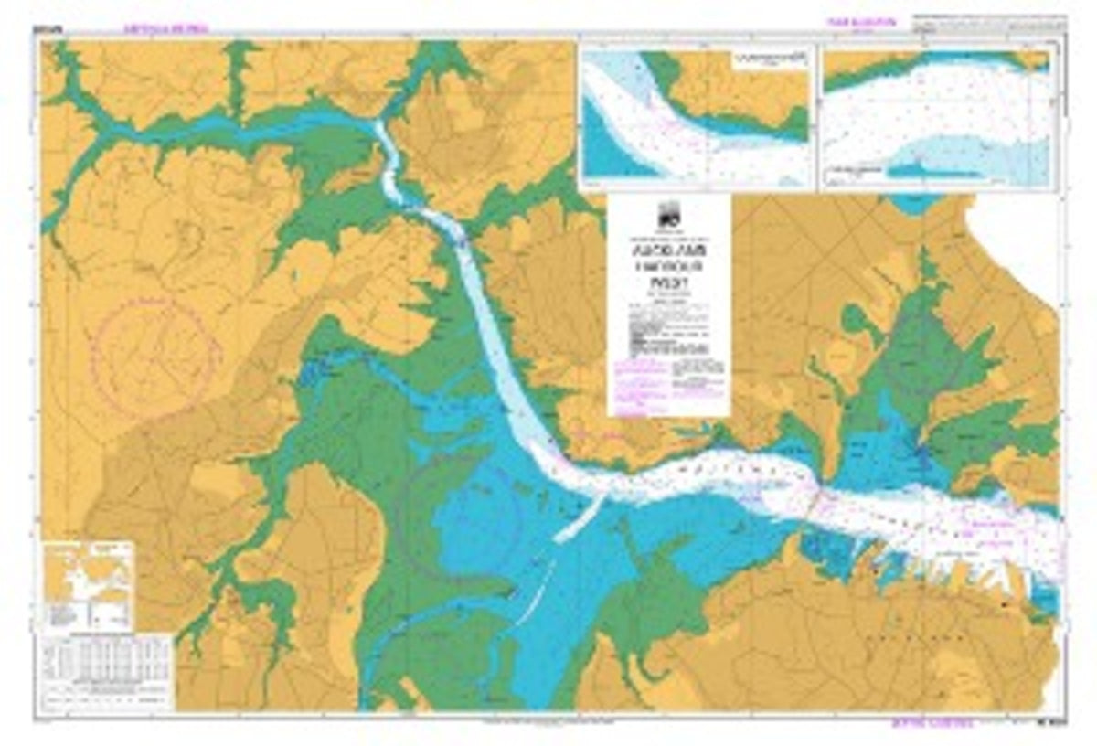 LINZ Hydrograpic Chart #5323 Auckland Harbour West