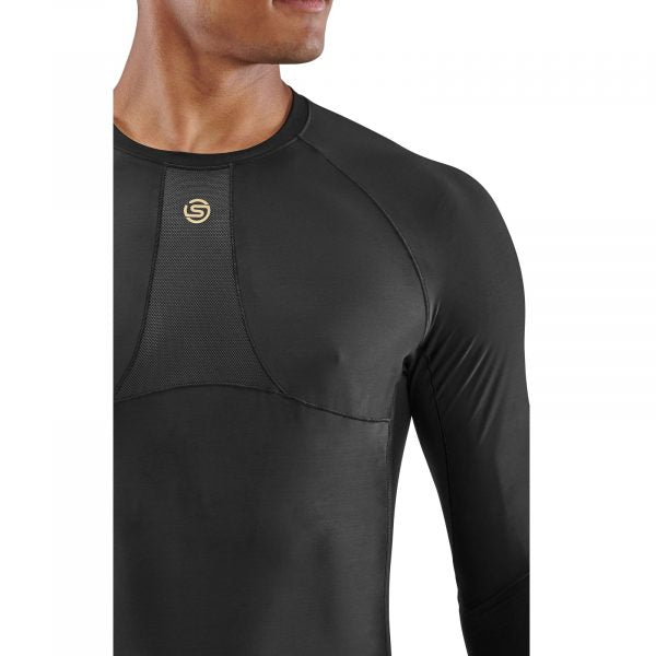 Skins Series 5 Mens Long Sleeve Top, Black