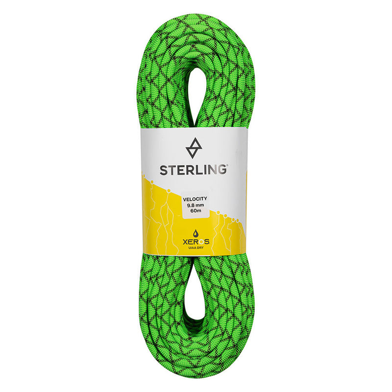 Sterling Velocity 9.8 Xeros Rope - Green - 60m