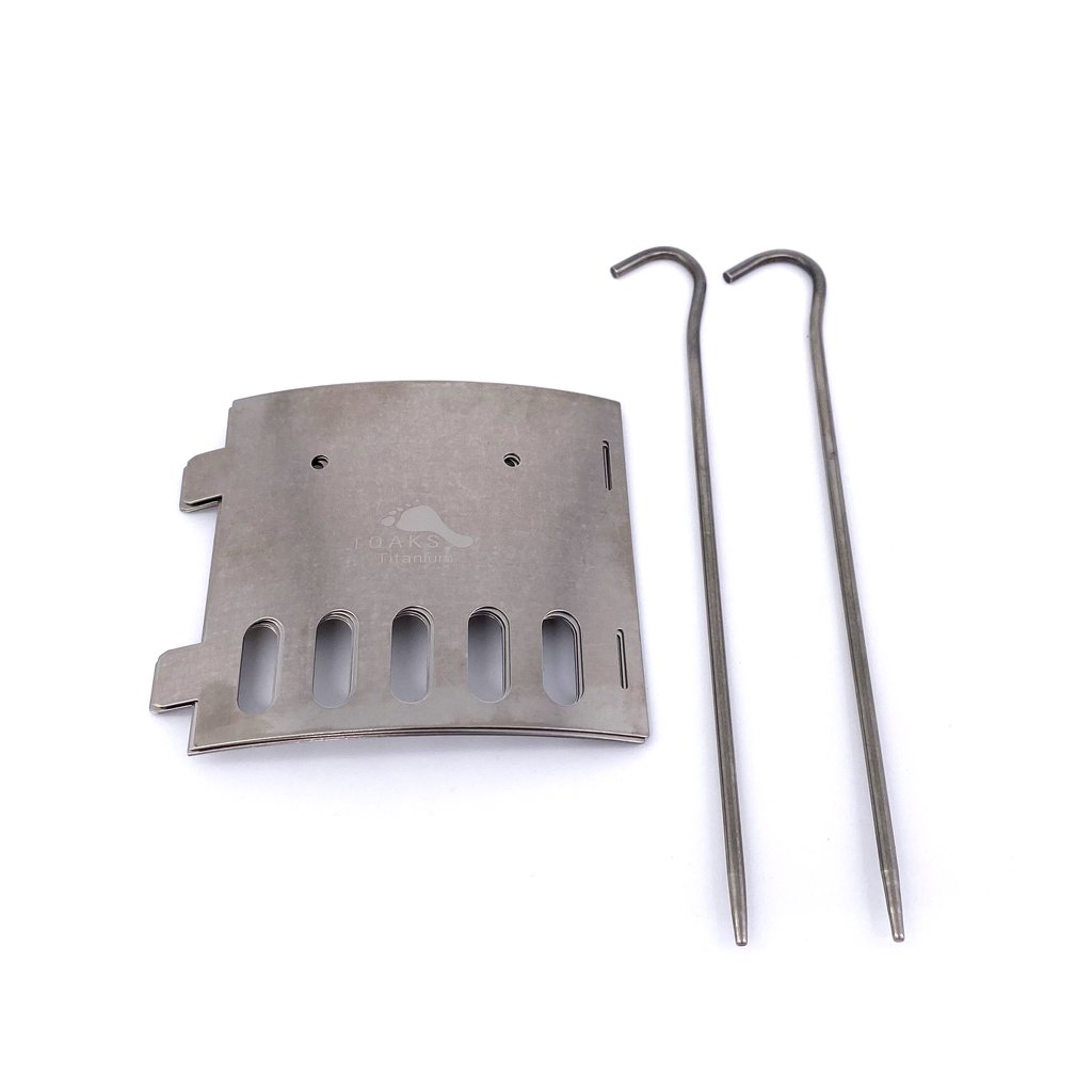 Toaks Titanium TiStand Dual Stove Stand & Windscreen