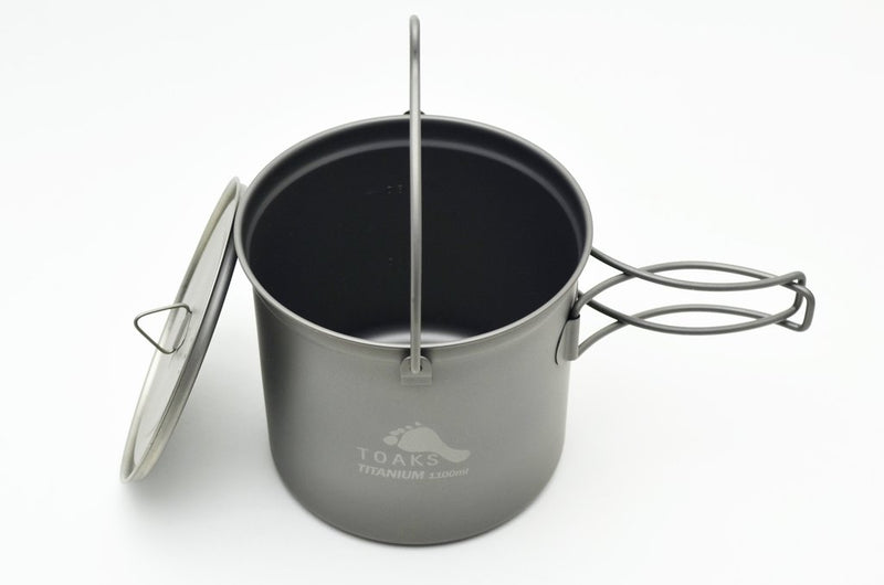 Toaks Titanium 1100ml Pot With Bail Handle