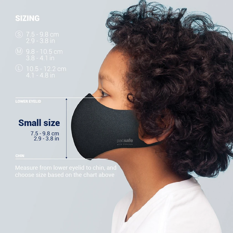 Pacsafe Face Mask Viral Off - Black