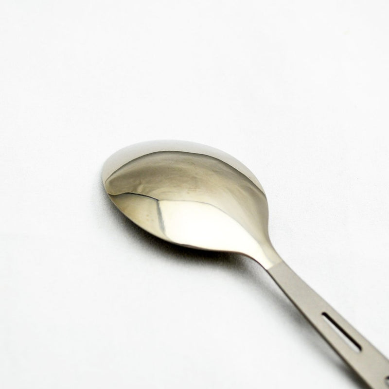 Toaks Titanium Short Handle Spoon, Polished Bowl