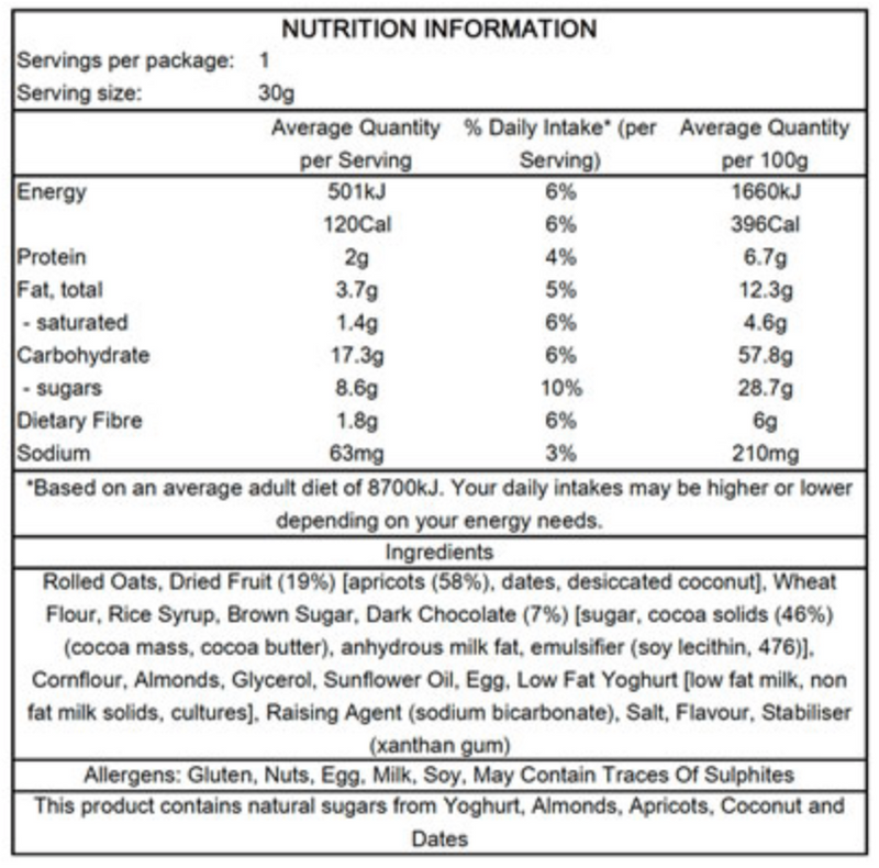 Em's Power Bites Pouch, Apri-Choc Attack, 8 x 30g Each