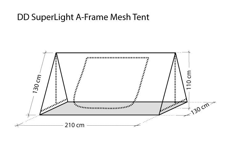 dd a frame mesh tent DD Hammocks Superlight A-Frame Mesh Tent
