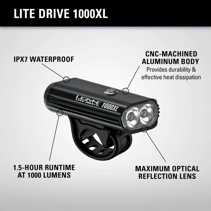 Lezyne Lite Drive 1000XL Front Light