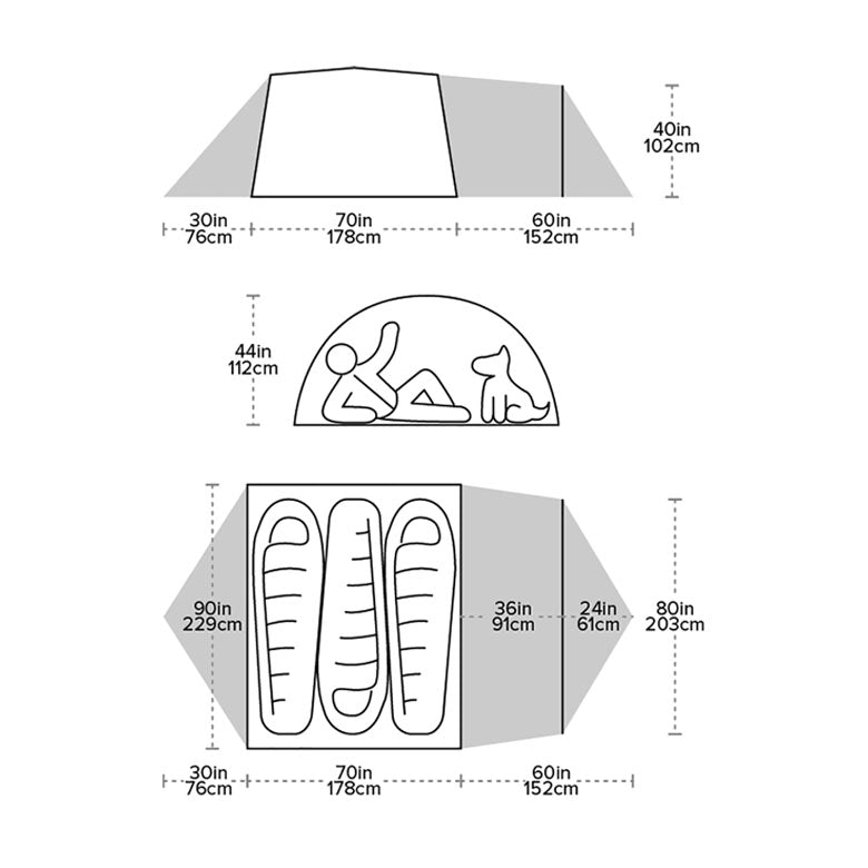 Big Agnes Blacktail 3 Hotel Bikepack Tent