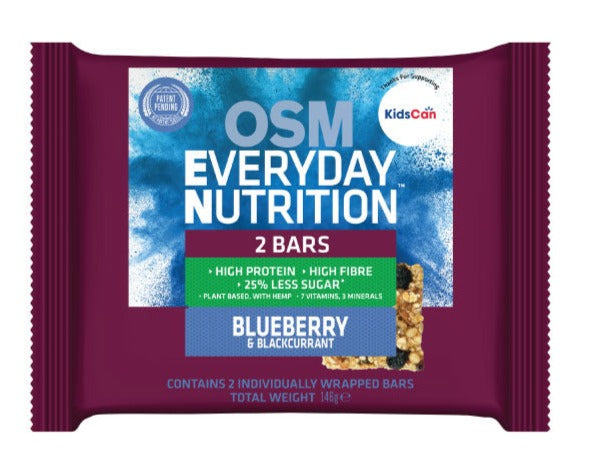 OSM Everyday Nutrition Blueberry & Blackcurrant Bars, 146g, 2 Pack