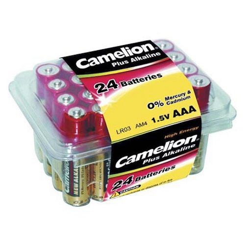 Camelion Plus Alkaline AAA Batteries 24Pk