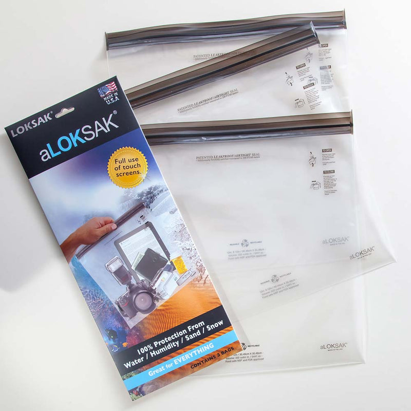 Loksak Waterproof Protective Covers, Photos & Maps, 2 Pack