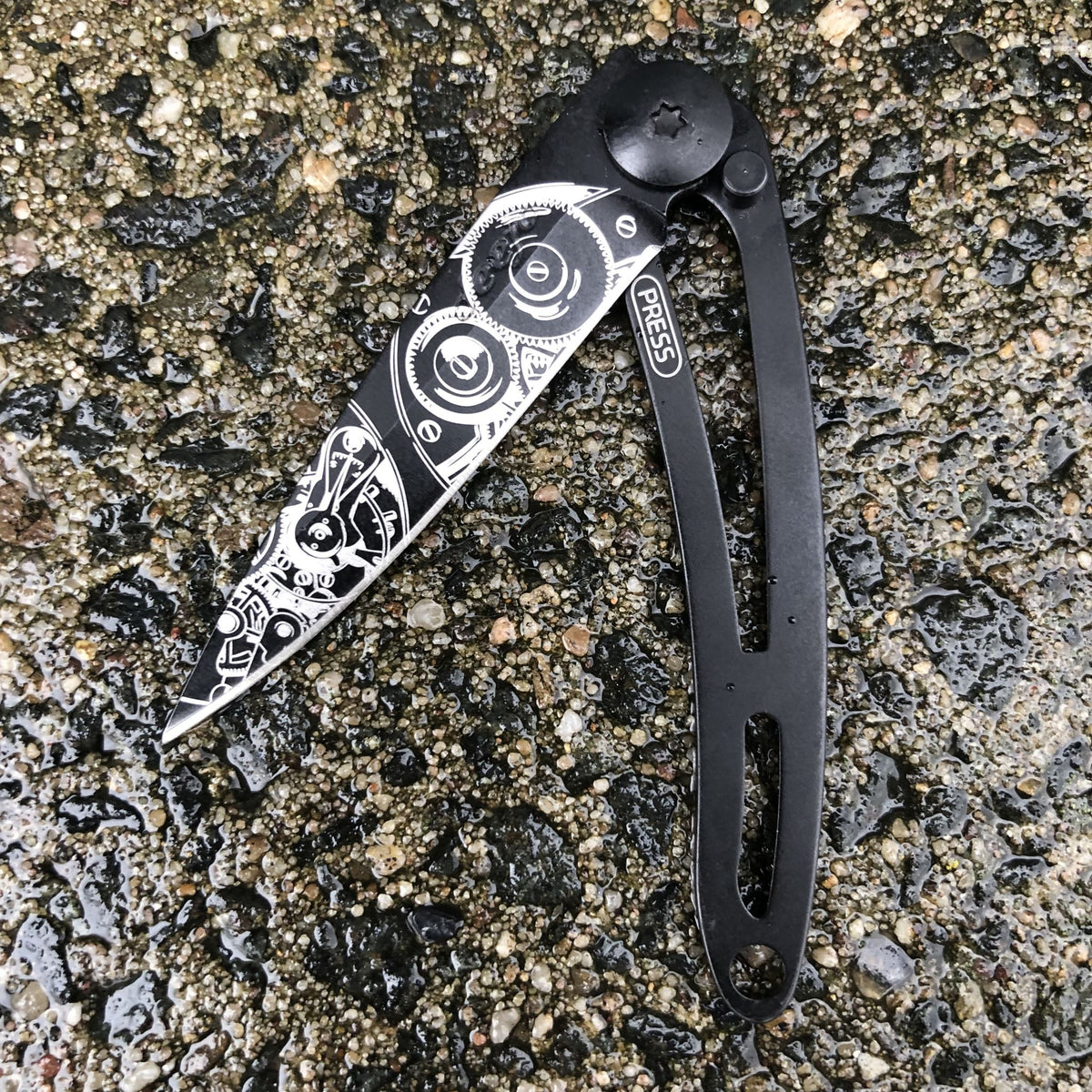 Deejo Naked 15g Knife, Watch Movement Black