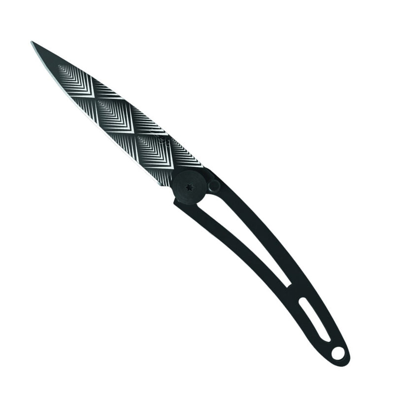 Deejo Naked 15g Knife, Art Deco Black