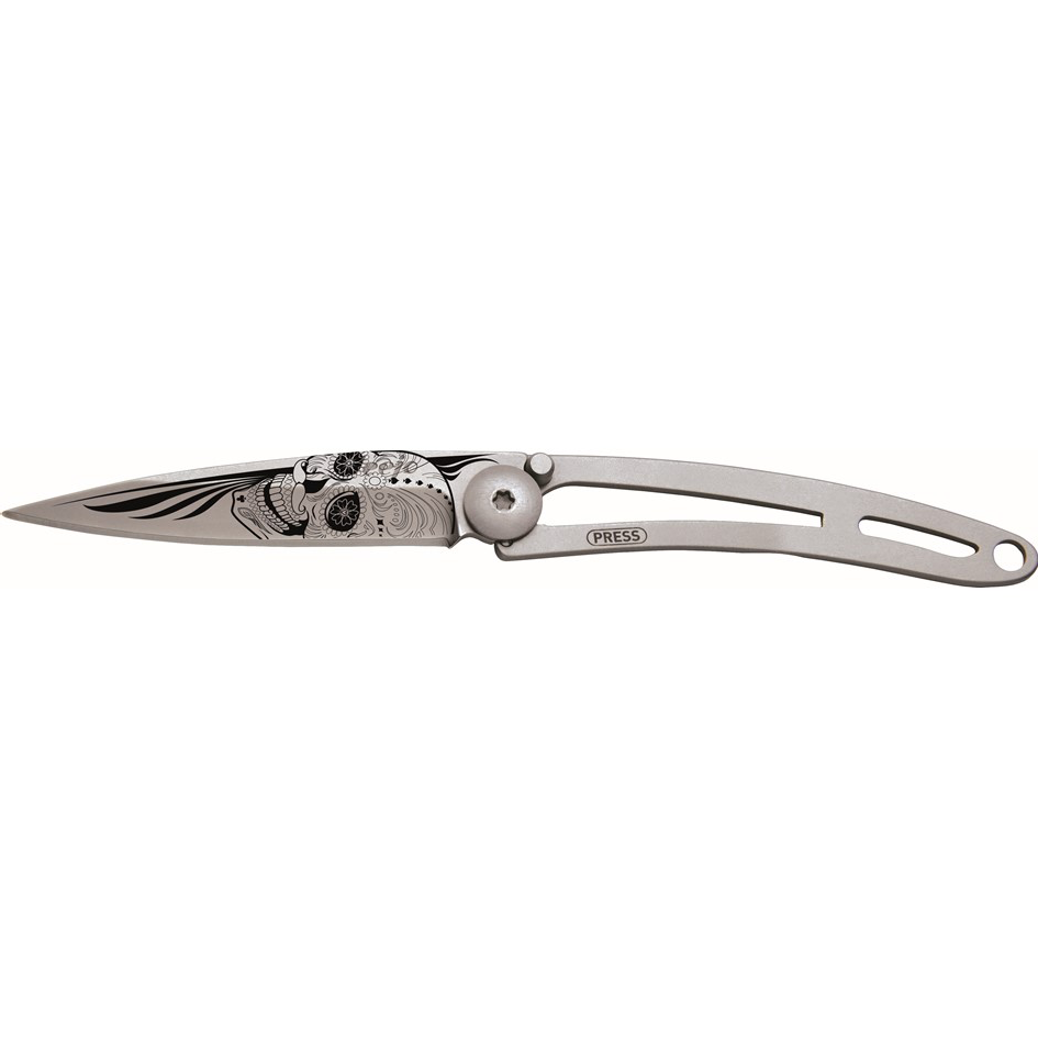 Deejo Naked 15g Knife, Latino Skull