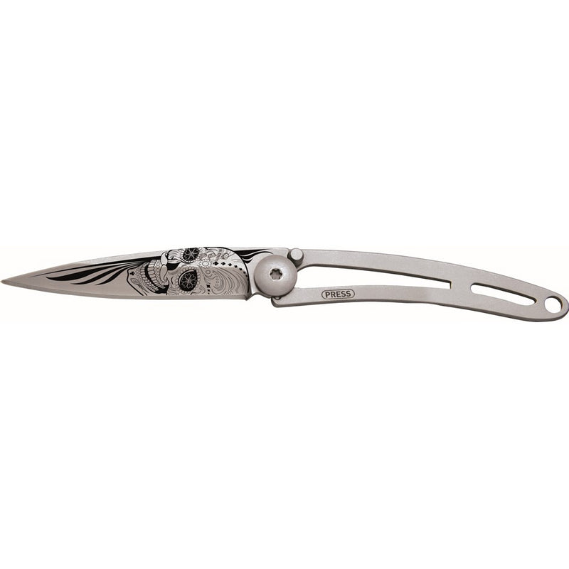 Deejo Naked 15g Knife, Latino Skull
