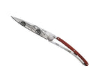 Deejo Tattoo 37g Knife with Coral Handle, Racing Car
