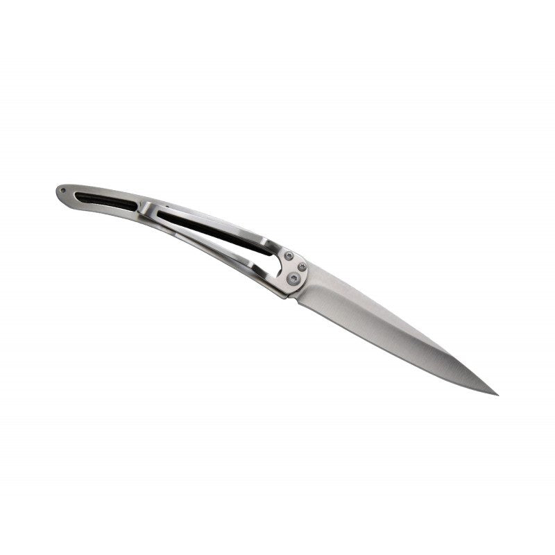 Deejo Tattoo 37g Knife with Ebony Handle, Rock'n Roll