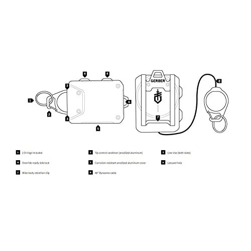 Gerber Defender Compact Fishing Tether, Large